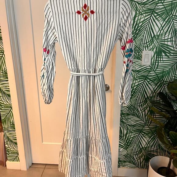 Figue Noor Embroidered Midi Dress XS - Picture 11 of 13